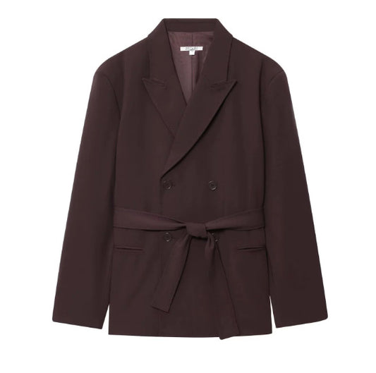 Waistband Blazer Suit Pants Suit