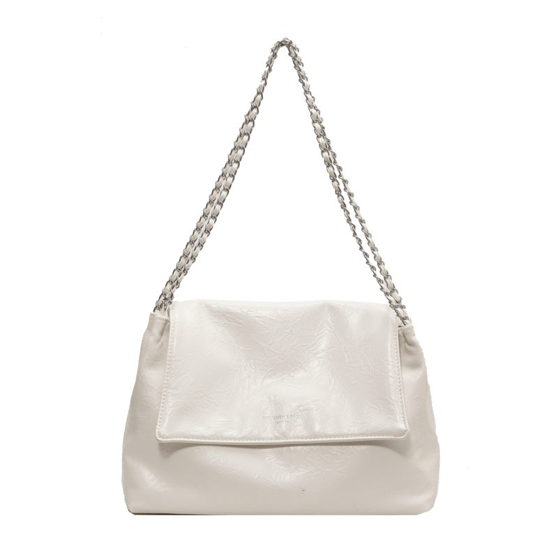 High-grade Pu Soft Leather Large Capacity Underarm Chain Shoulder Bag