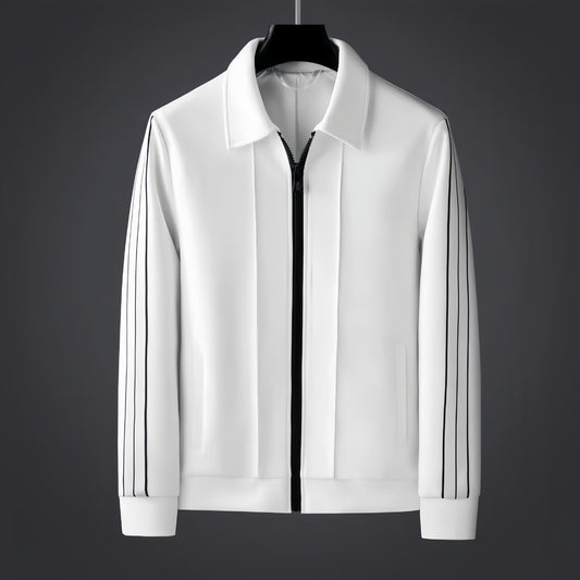 Casual Sports Men's Long-sleeved Cardigan Sweater Baggy Coat