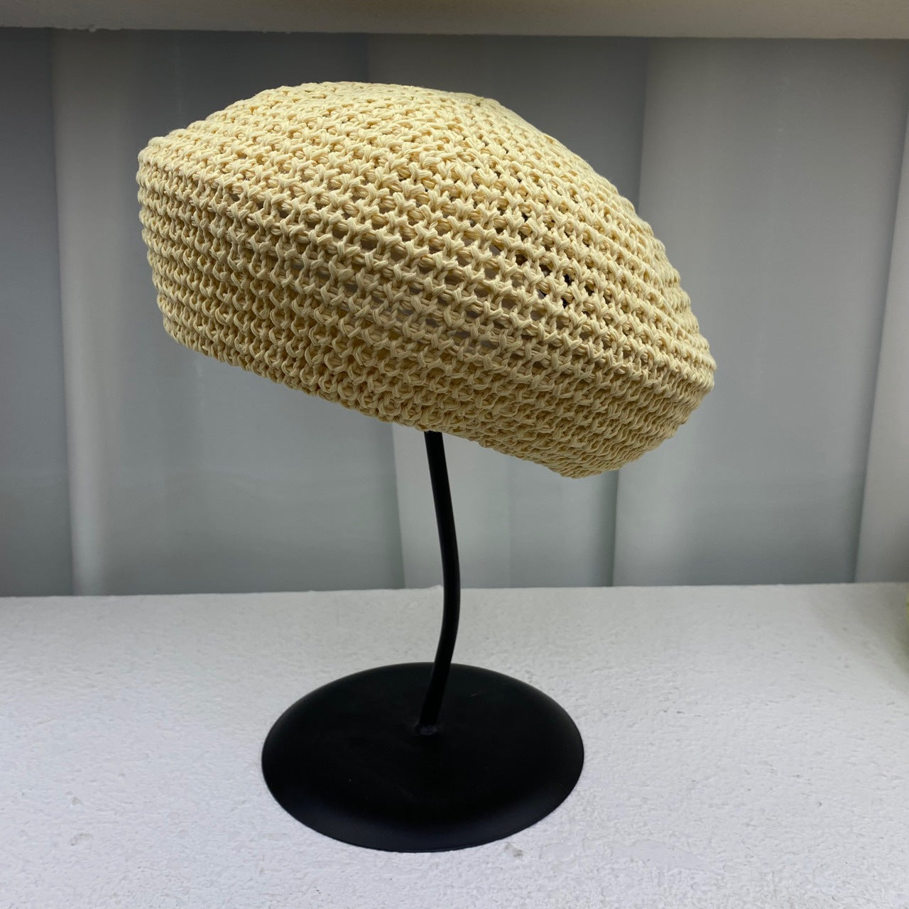 Women's Summer Large Size Thin Woven Beret