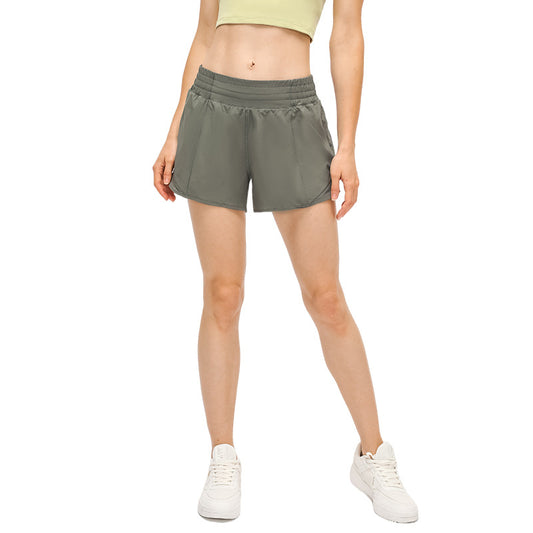 Mesh Drawstring Sports Shorts Women's Breathable Fashion