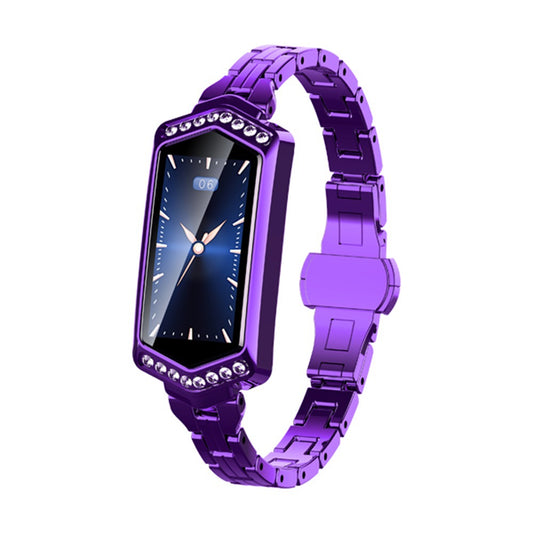 Color screen smart bracelet heart rate step sleep physiological cycle monitoring Bluetooth sports steel band bracelet