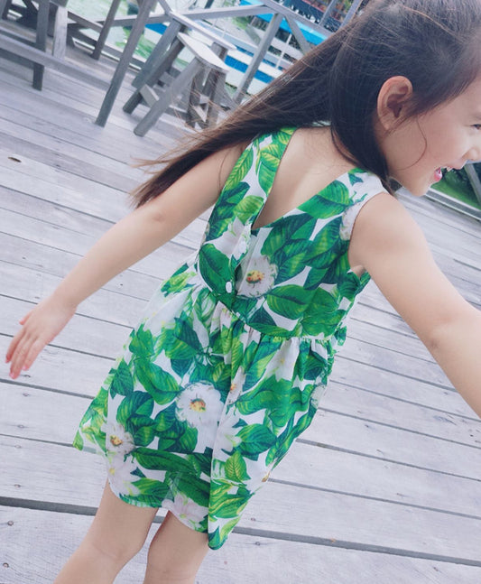 Beach parent-child summer dress