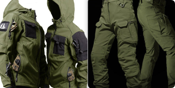 Men's Fleece Jackets Overalls And Workwear Pants For Autumn And Winter
