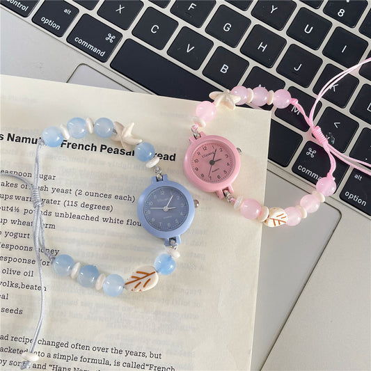 Creative Niche Unpopular Sweet Beaded Watch Ins Style High Appearance