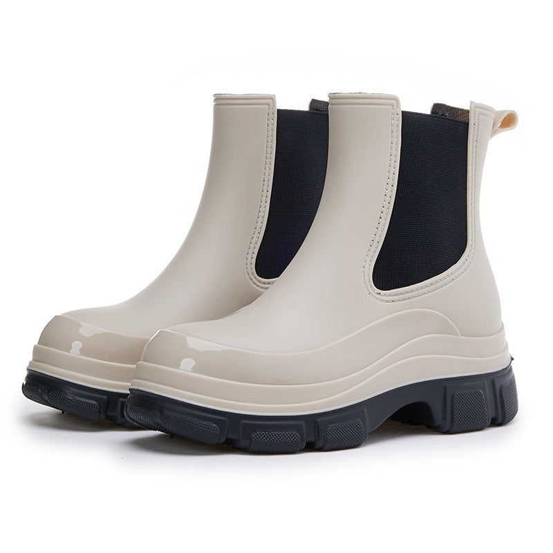New Martin Rain Boots With Thick Soles Made Of Waterproof Plastic