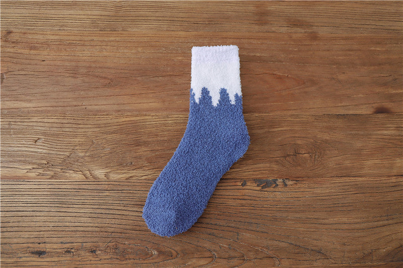 Coral fleece home sleep socks