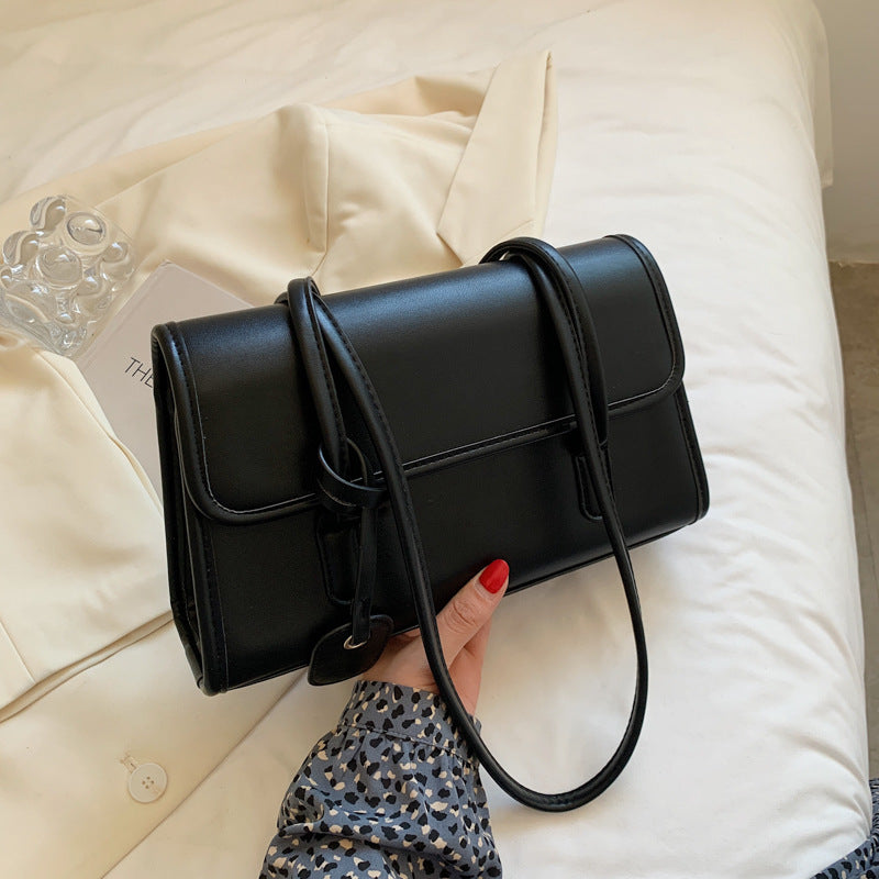Portable Trendy Fashion French Shoulder Bag Small Square Bag
