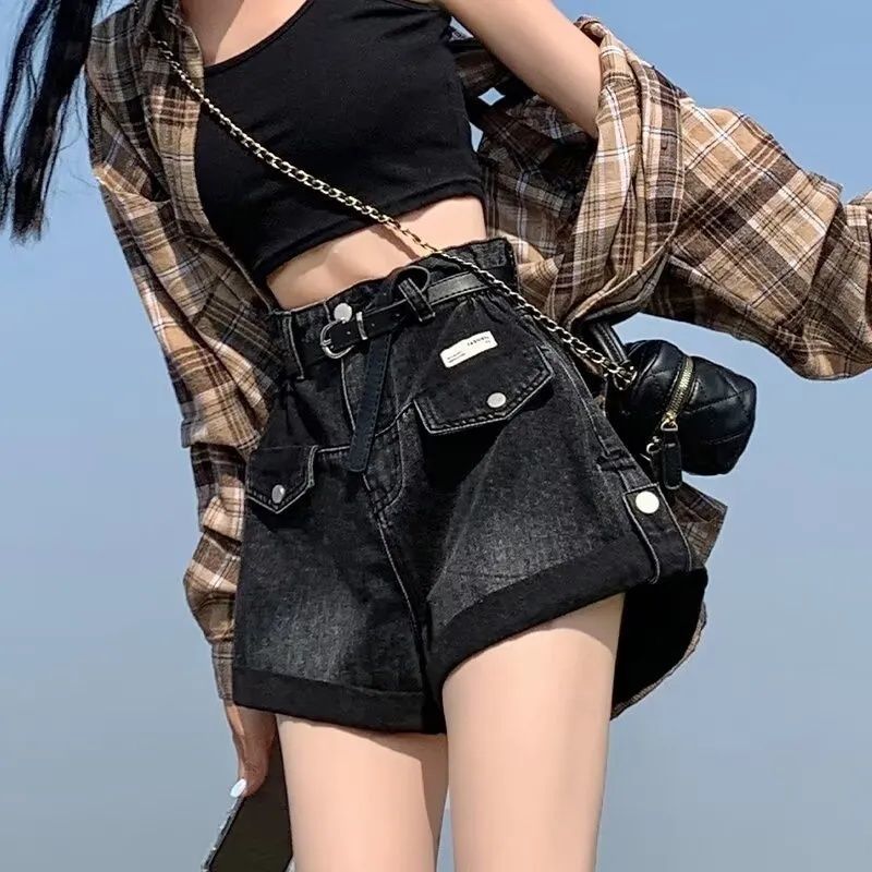 Retro Niche-design Denim Shorts For Women New Summer