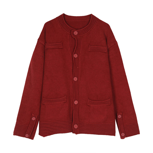 Men's Cardigan Sweater Design Sense Couple