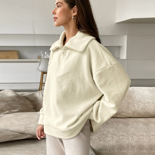 Women's All-matching Lapel Sports Top