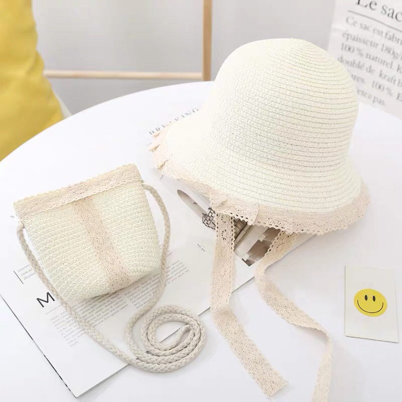 Women's Japanese Lace Fisherman Hat With Lace Straps