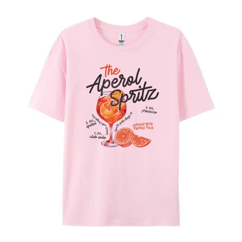 Citrus Cocktail Glass Character T-shirt
