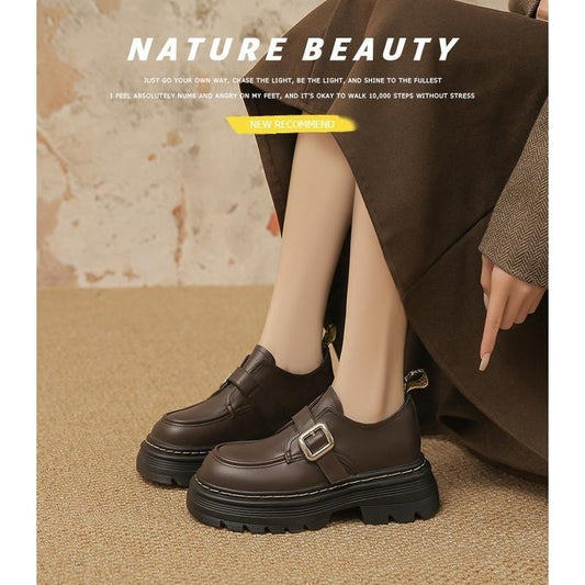 New Chunky-sole Retro Loafer Boots