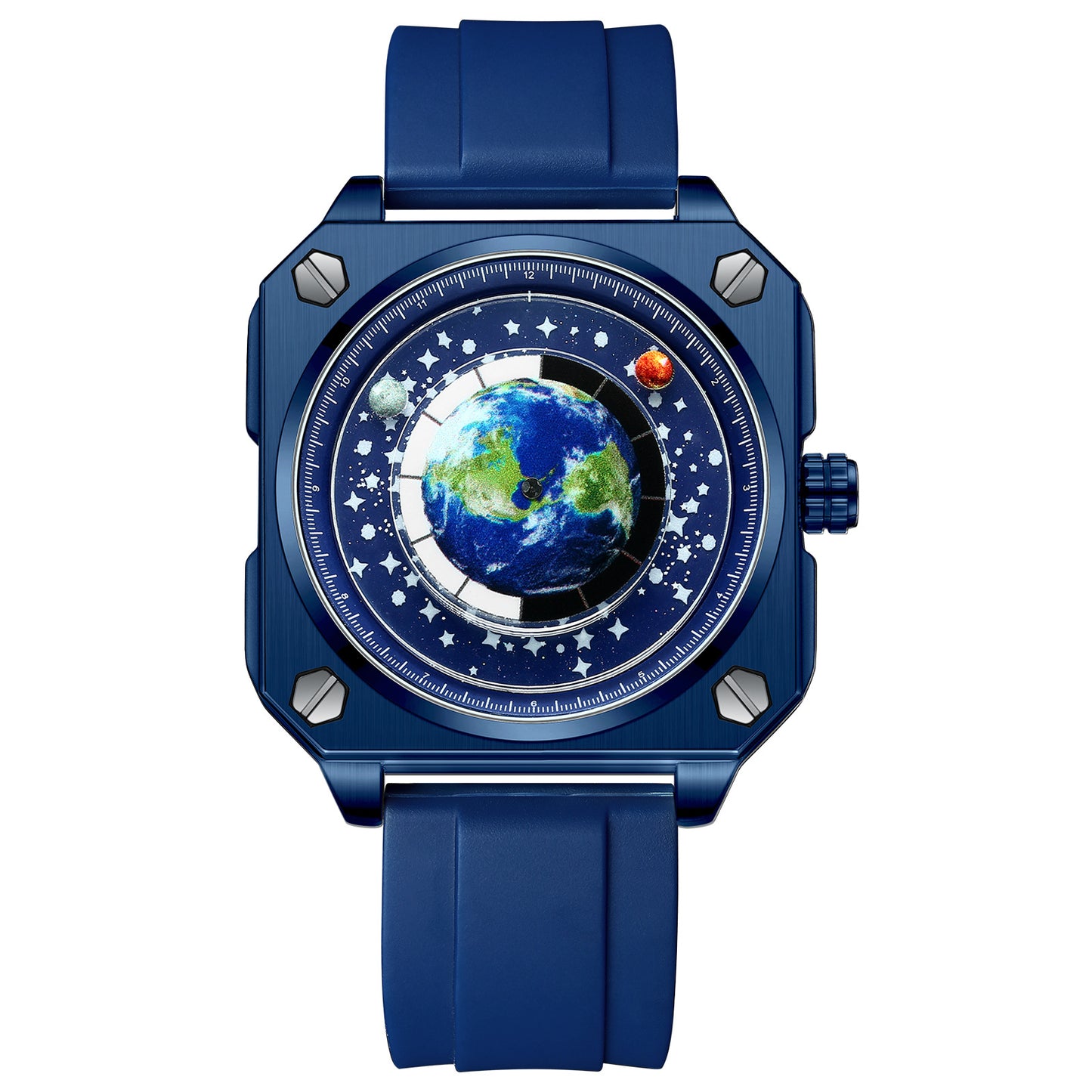 Herrer Quartz Ur Kreativt Coolt Stort Urskive