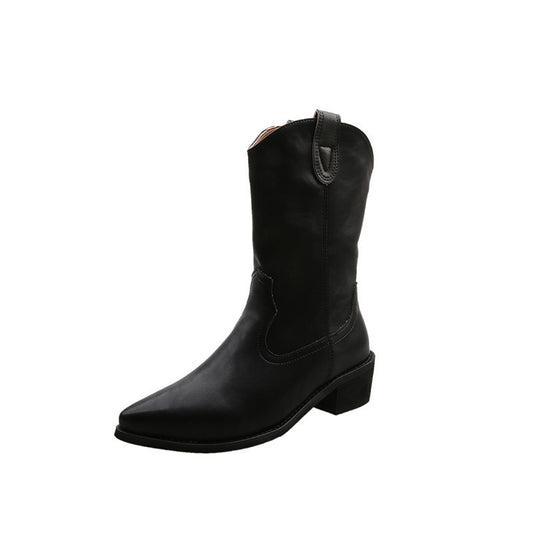 Children's Autumn And Winter Plus Size Women's Boots Smoke Tube Boots