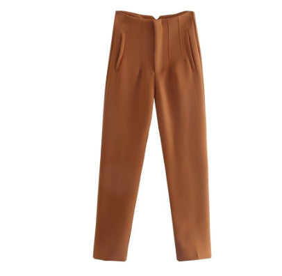 Street Fashion All-match High Waist Slim Casual Pants