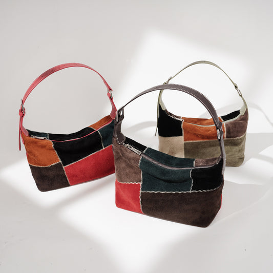 Cortical Women's Spliced Casual Crossbody Bag