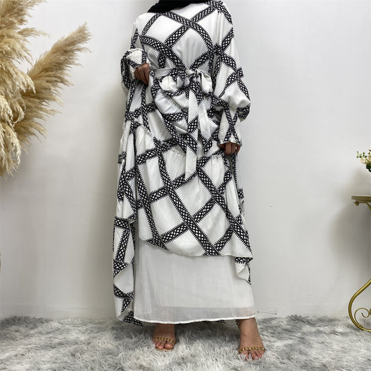 Fashionable Printed Elegant Long Skirt