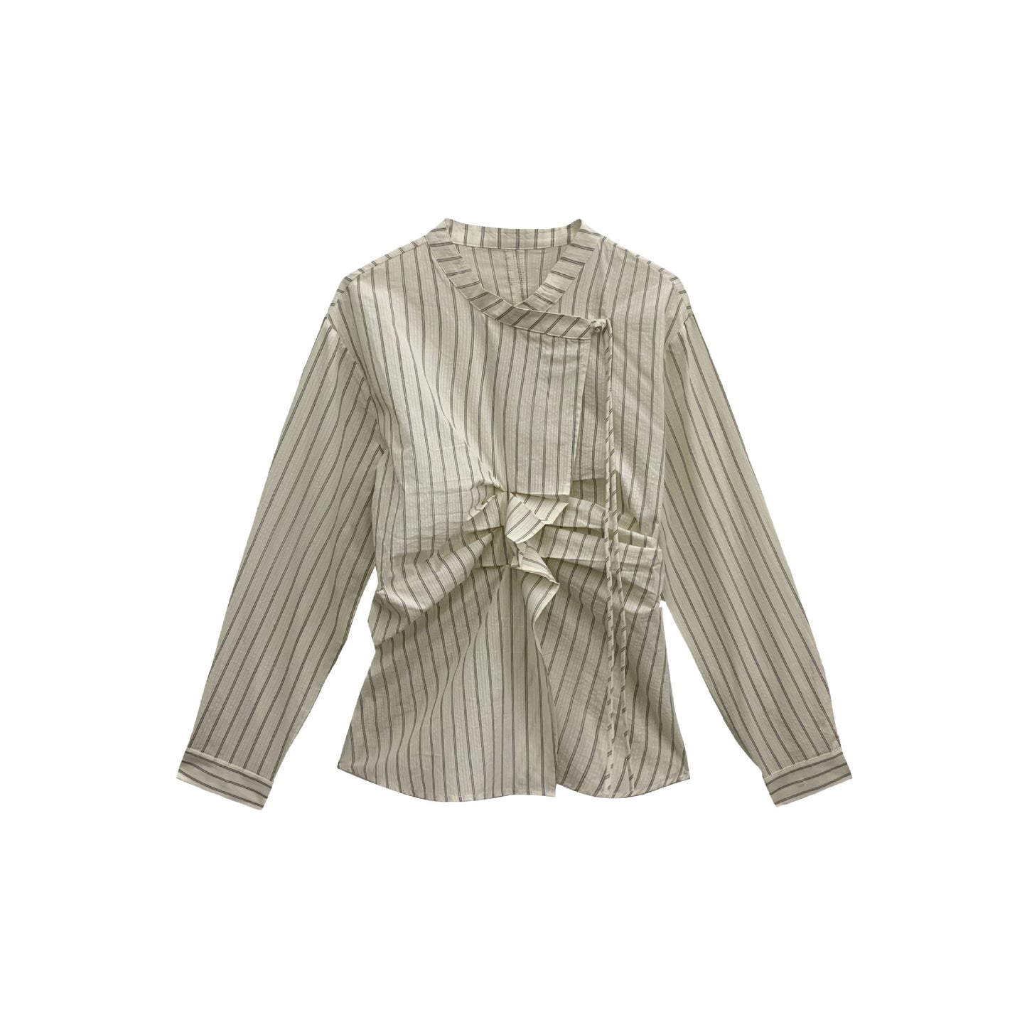 Women's Striped Shirt With Inner Design