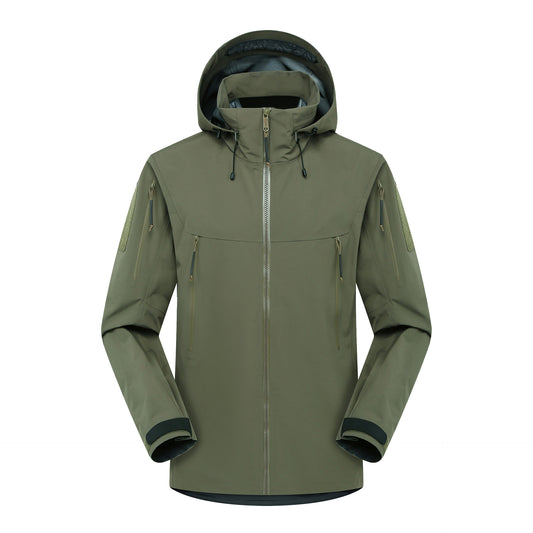 Outdoor Windproof And Waterproof Hooded Jacket For Men And Women