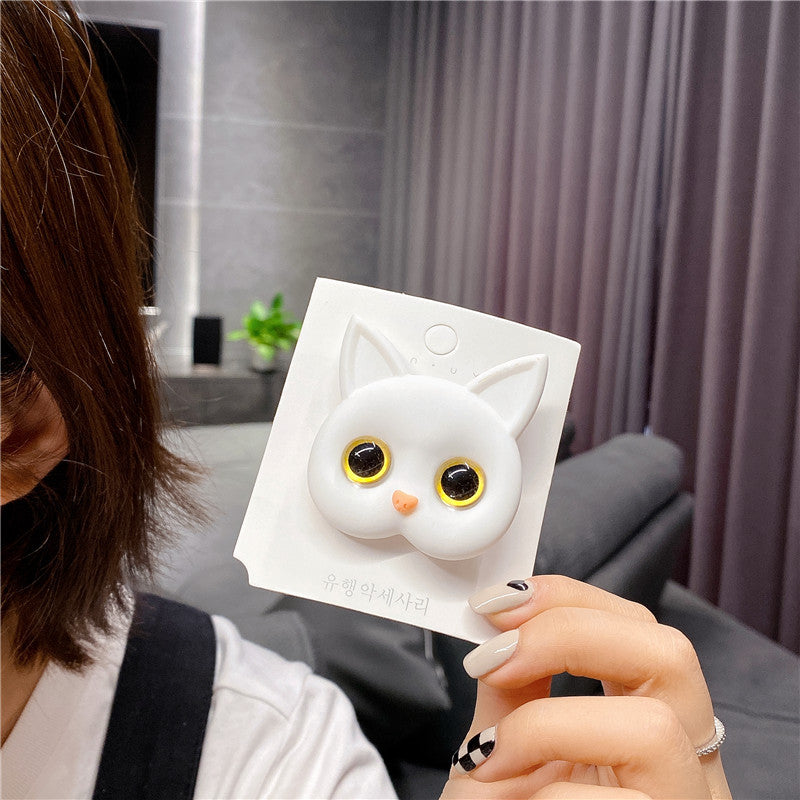 Korean Version Of Cute Cat Fashion Small Intestine Cloth Ring