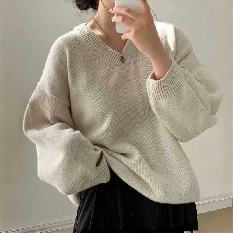 Women's Pullover Mid-length Warm Top