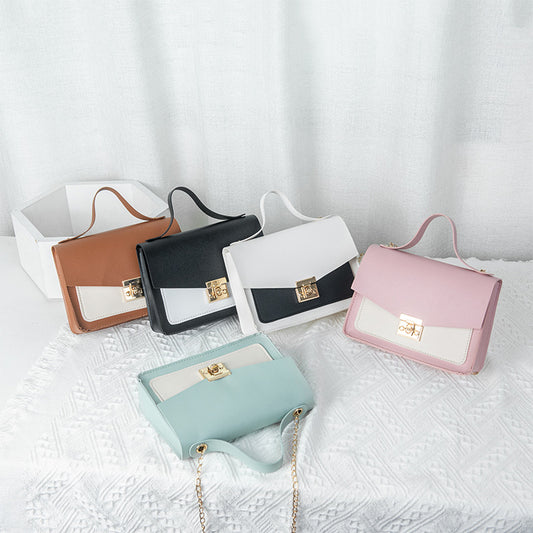Fashion Chain Lock Shoulder Messenger Bag