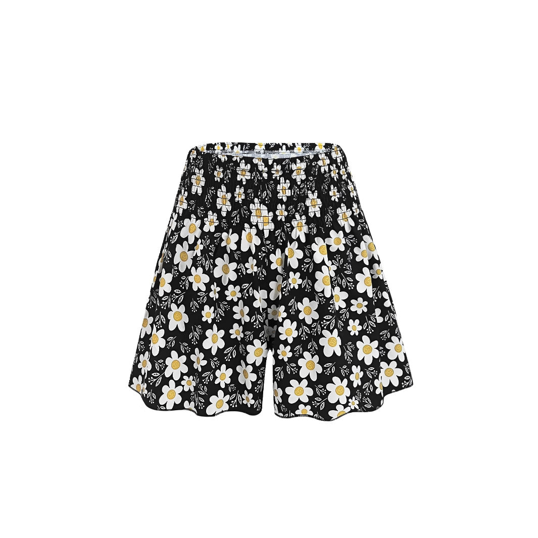 Blomsterprintede, fashionable og komfortable strandshorts til kvinder