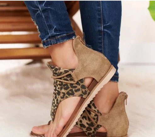 Large Size Women Cross-border Lightweight Flat Sandals