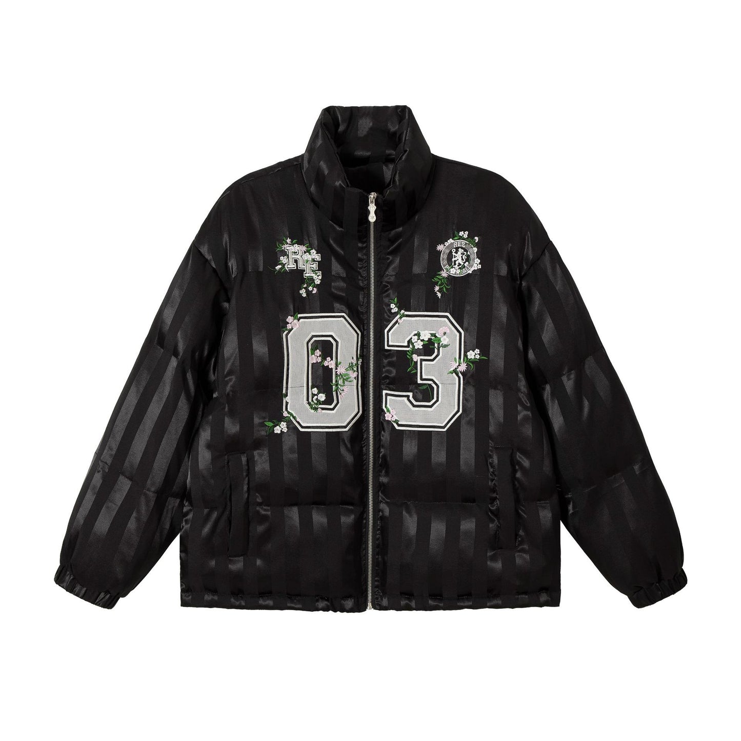 Warm Bread Embroidered Sports Cotton-padded Jacket
