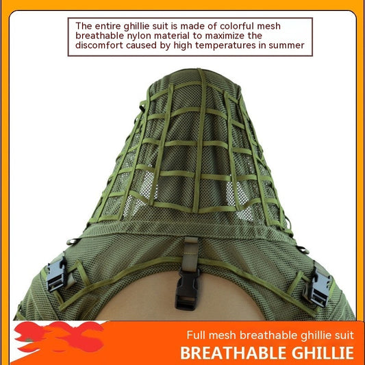 Mesh Breathable Tactical Ghillie Suit