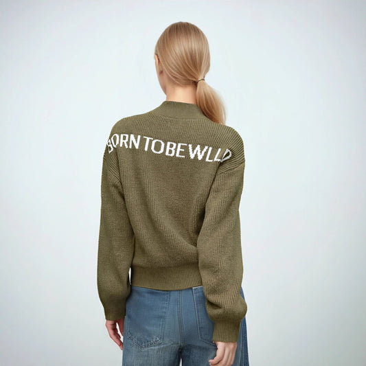 Knitwear Casual Loose Long Sleeve Women's Sweater