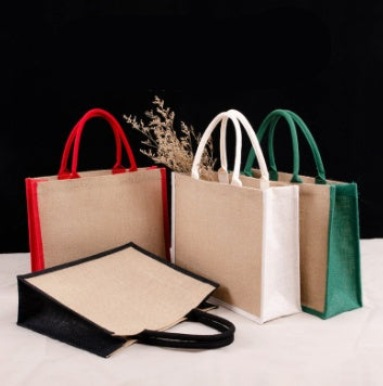 Laminated Waterproof Portable Burlap Bag