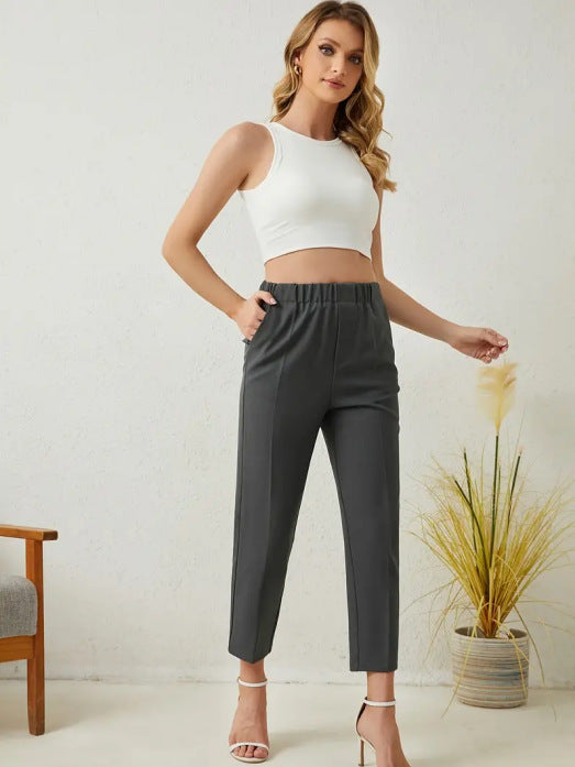 Women's Ankle-length Pants Temperament Office All-matching