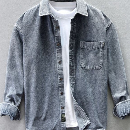Cowboy Shirt Men's Coat Autumn And Winter Casual Versatile