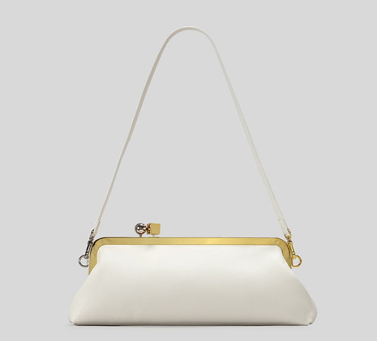 Mirror Baguette High-end Spherical Metal Block Clip Bag