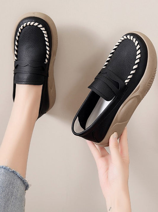 Women's Fashion Thick Bottom Soft Bottom Work Shoes