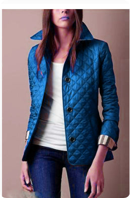 Fashionable Temperament Lapel Single-breasted Slim-fit Warmth