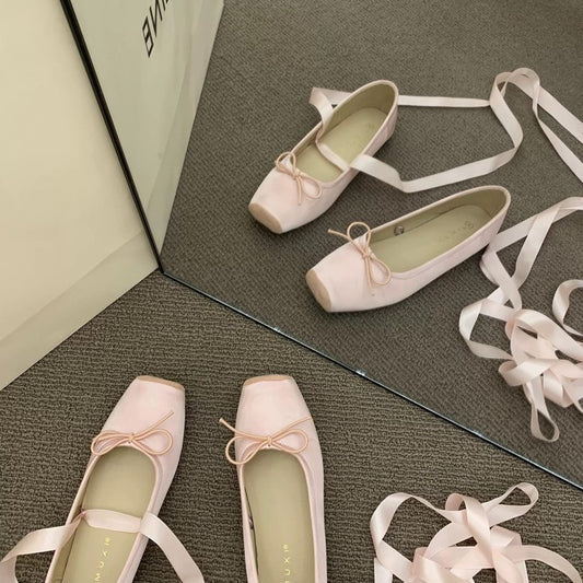 French Style Chunky Heel Mary Jane Gentle French Style Women's Shoes
