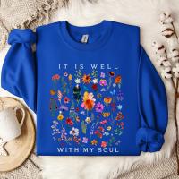 Afslappet Løs Plus Size Sweater med Droppede Skuldre