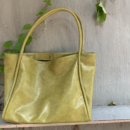 Women's Large Simple Niche Large Capacity Shopping Bag