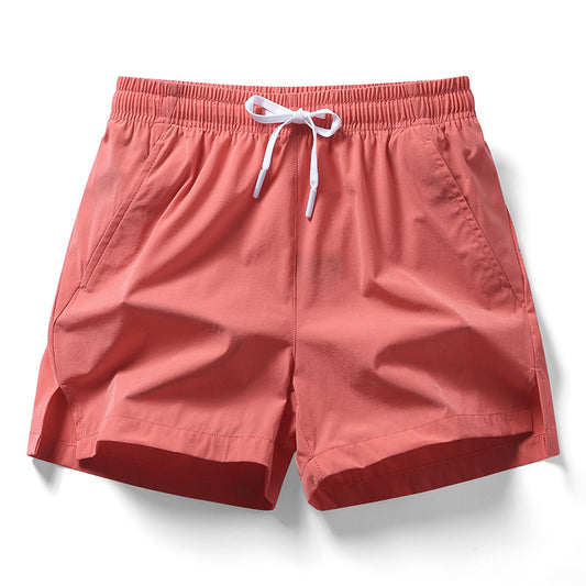 Sports Shorts Slit Women's Ice Silk Leisure Stretch