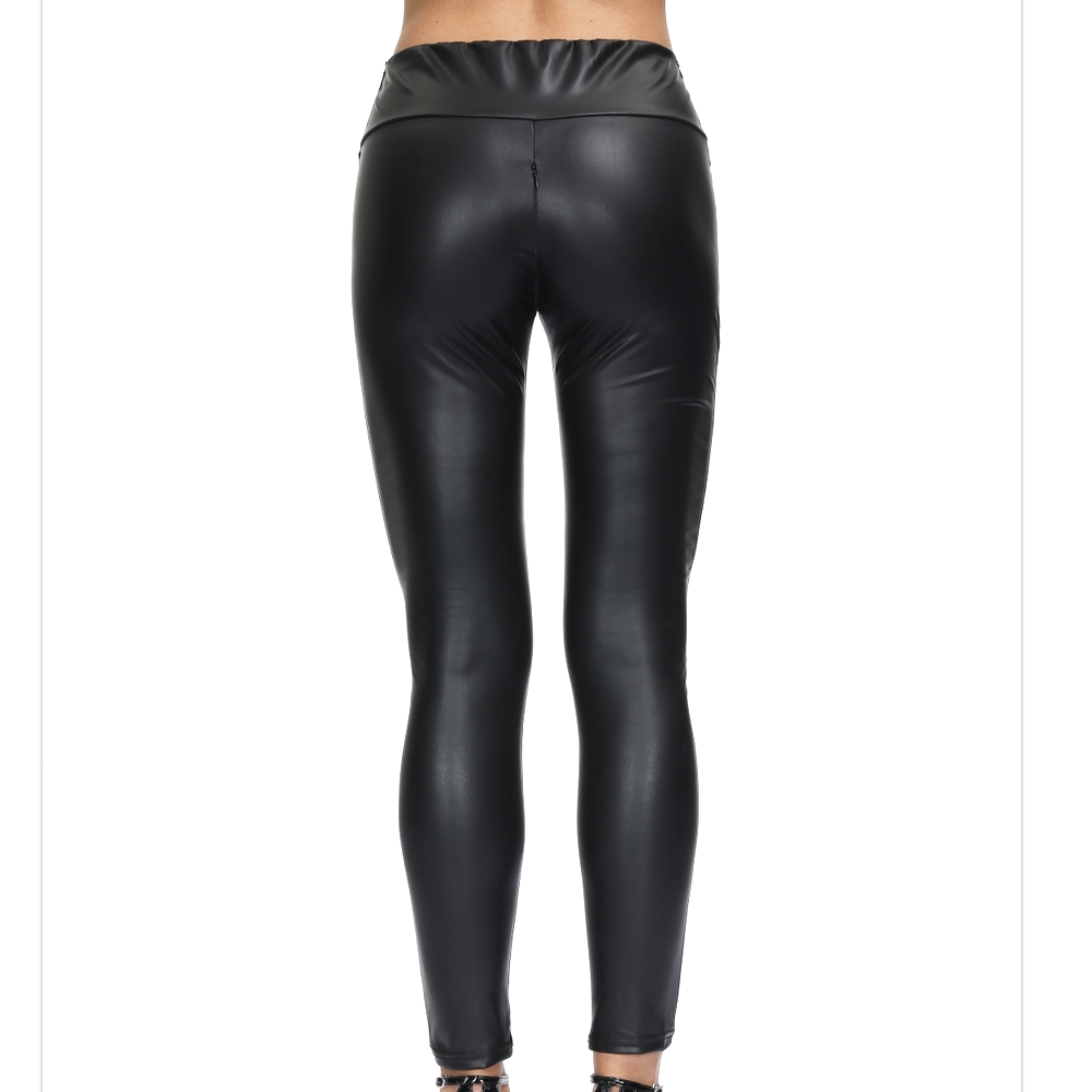 European And American New Patent Leather Tights