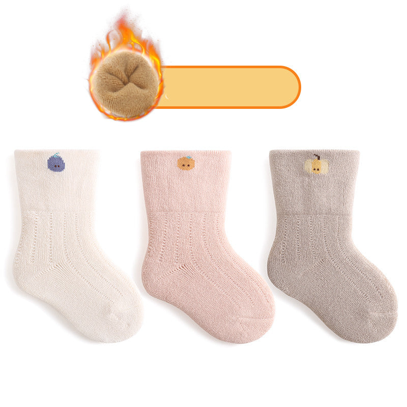 Keep Warm Newborn Baby Socks Pure Cotton