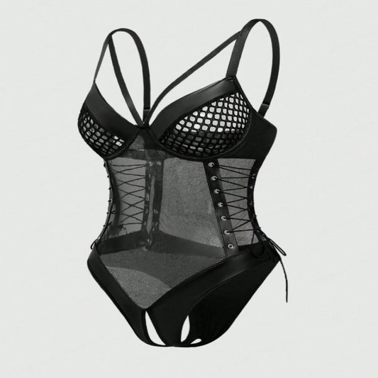 Four Pieces Of Underwear With Large Mesh Stitching