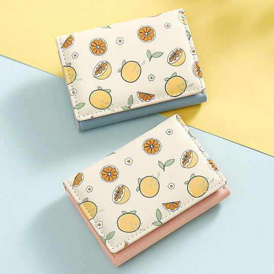 Ins Cartoon Folding Girl's Zero Wallet