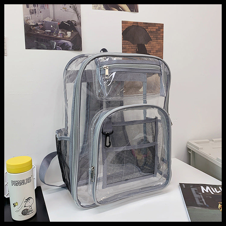 PVC Backpack Transparent Waterproof Backpack