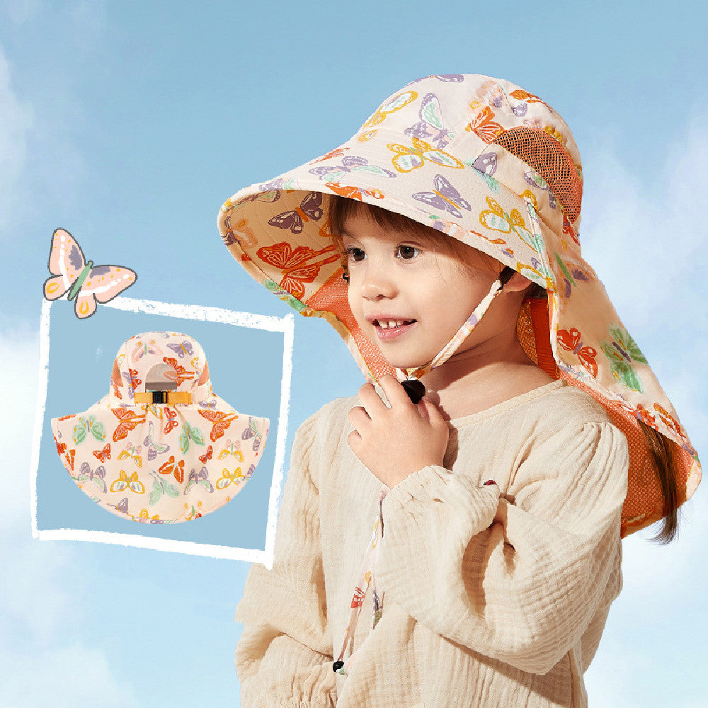 Children's Thin Sunshade Fisherman Hat