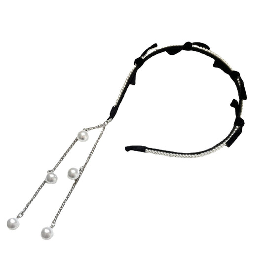 Women's French Vintage Pearl Hair Card